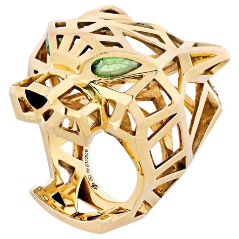 cartier panthere ring dupe|cartier panthere skeleton ring.